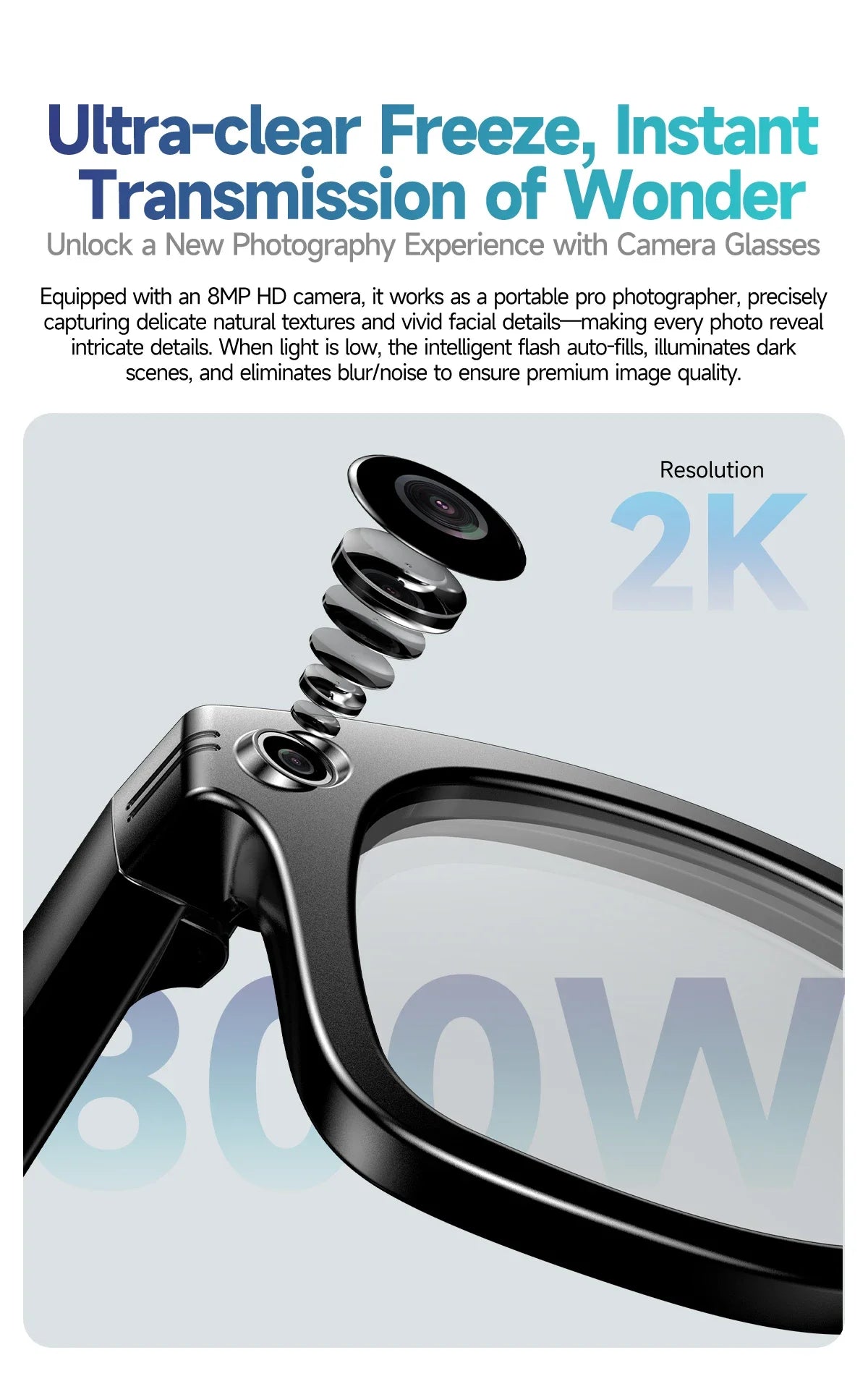 2026 New Upgrade smart glasees With Camera Video Recording AI Photo Recognition Bluetooth Call Translation Voice Sunglasses Man