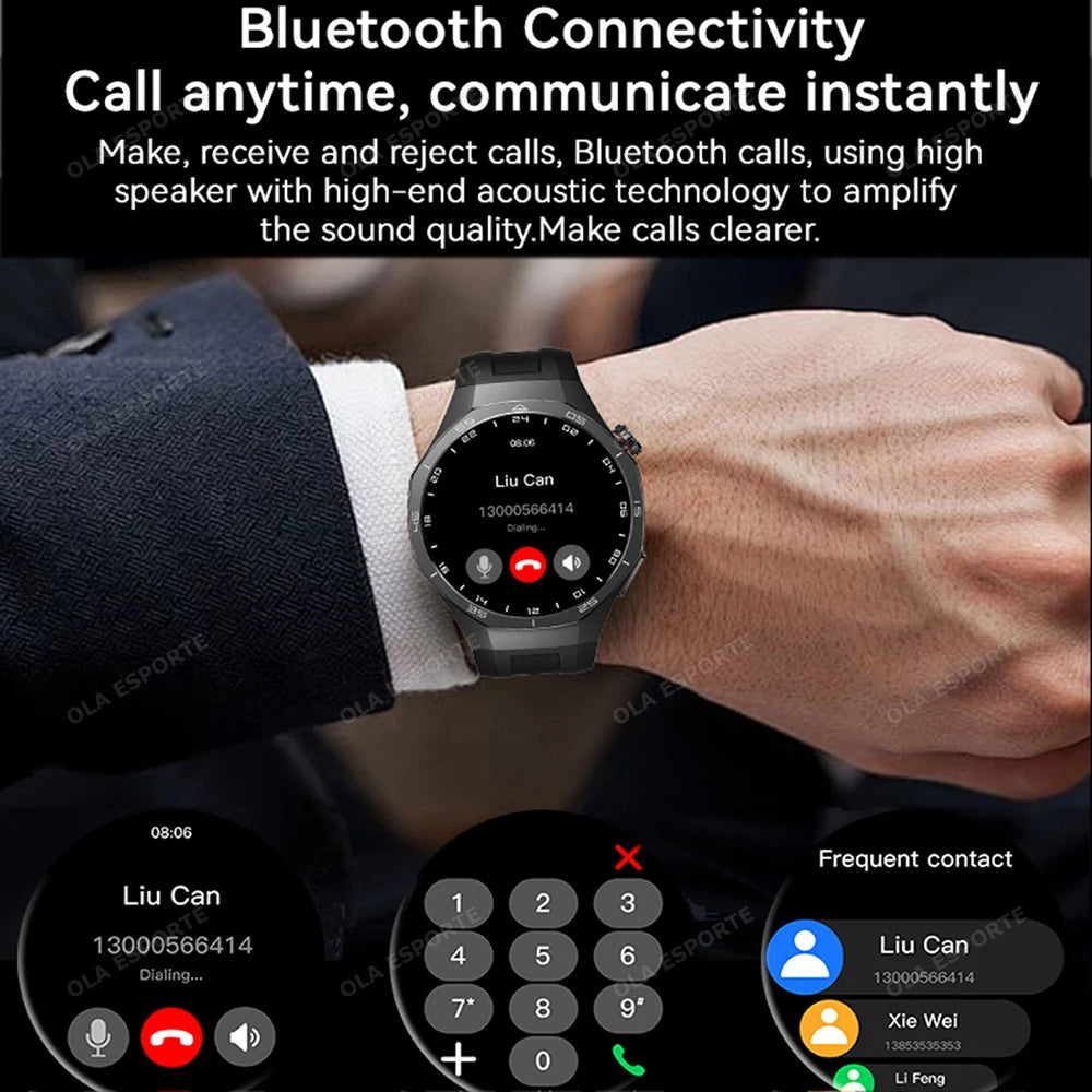 2026 Watch 5 Pro GPS Track Smart Watch Men 360*360 AMOLED Screen NFC Bluetooth Call Waterproof Health Monitor Man Smartwatch Hw1