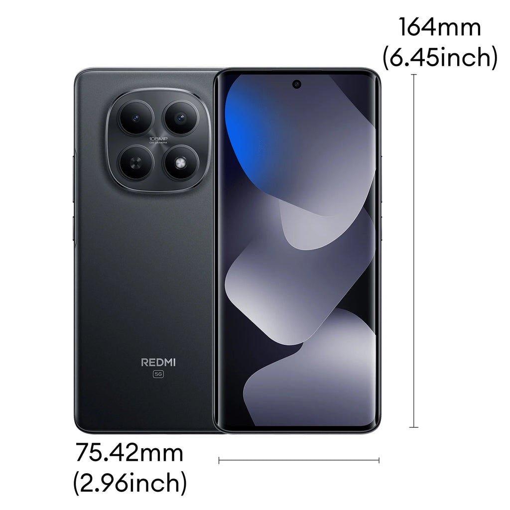 Xiaomi Redmi Note 15 5G 8+256GB Global Version Snapdragon® 6 Gen 3 Mobile Platform 6.77" 120Hz Display 108MP Camera 5520mAh 45W