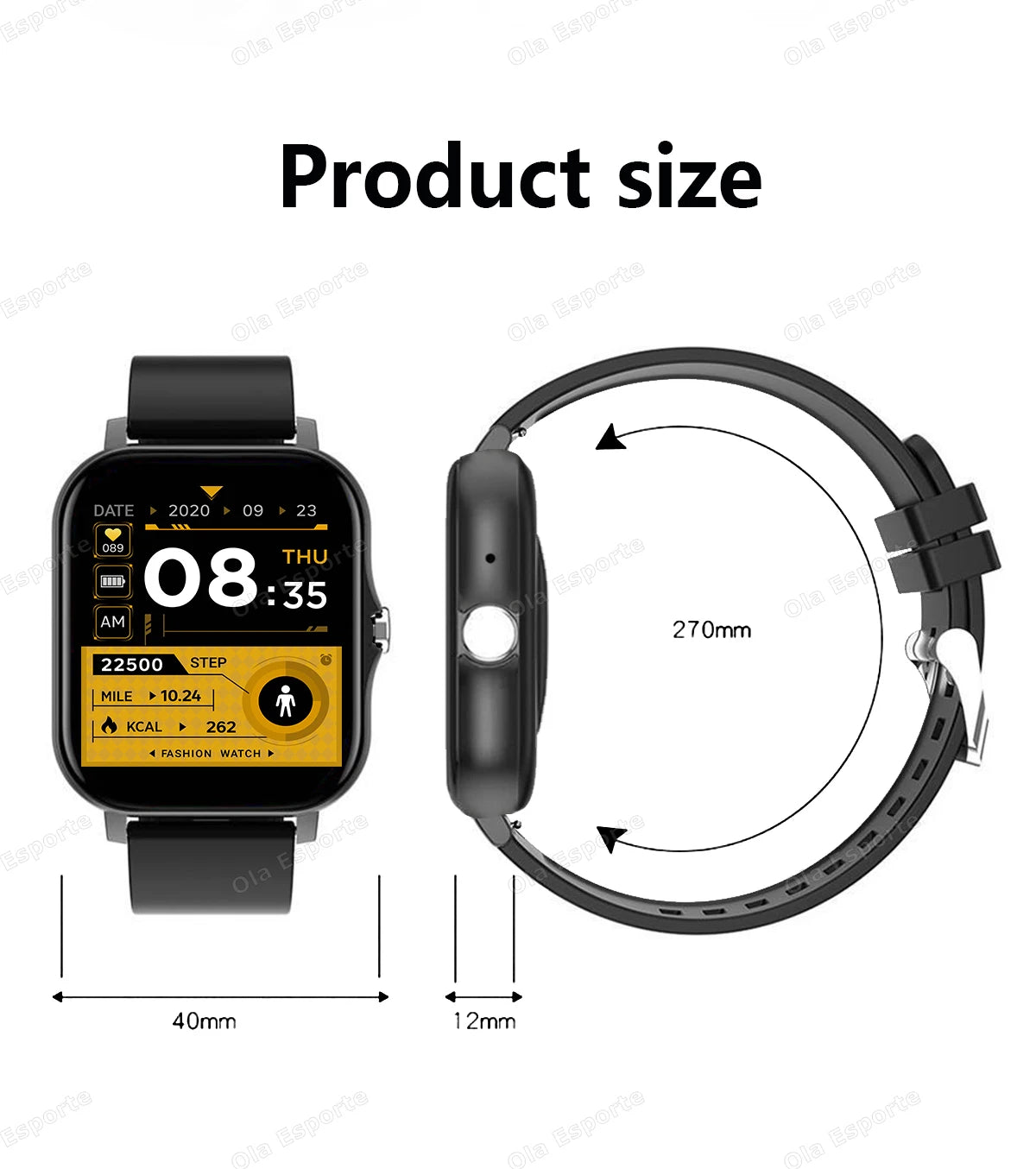 20226 New 1.83-inch Smartwatch Call Notifications Sleep Monitoring Activity Tracking Smart Watch Compatible with Android and iOS