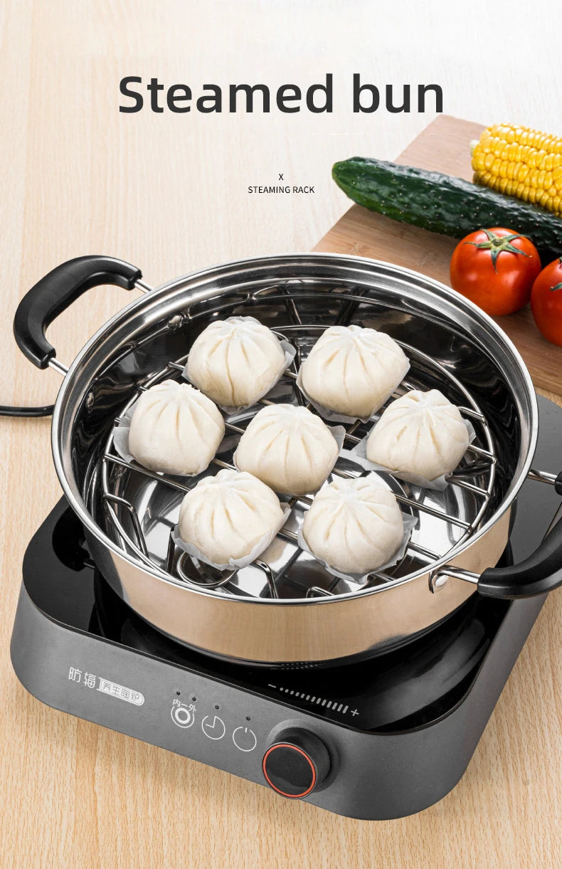 Microwave Oven Empty Grid Stainless Steel  BBQ High Chassis Fried Shelf Bracket Air Fryer Kitchen Cooker Accessories Barbecue