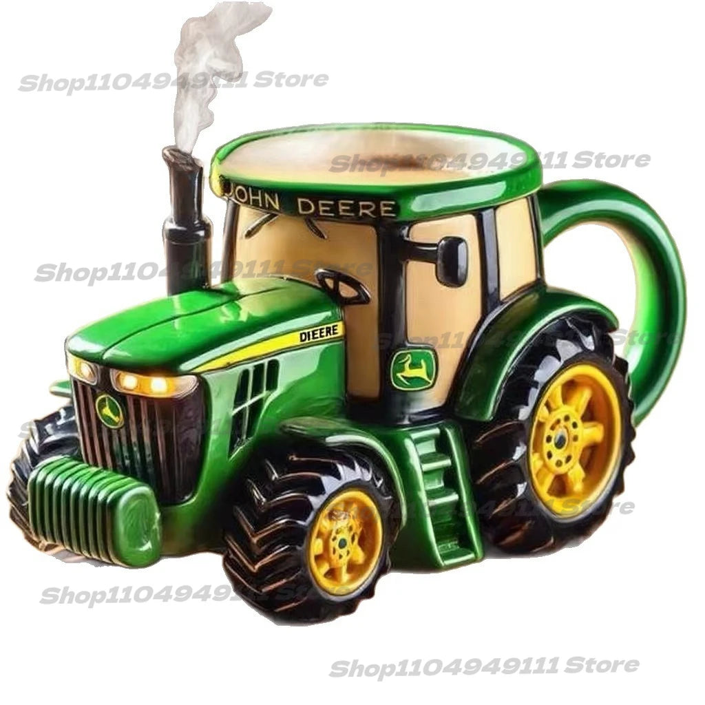 Funny Truck Coffee Cup Mug Handcrafted Durable Semi-trailer Shaped Ceramic Decorations for Men Women Truck Driver Gifts