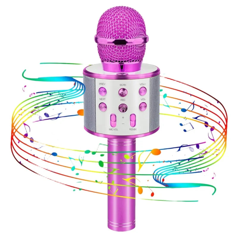 Karaoke Microphone for Kids & Adults  , Echo Effect, Built-in Speaker Portable Karaoke Player for Party Travel Gifts