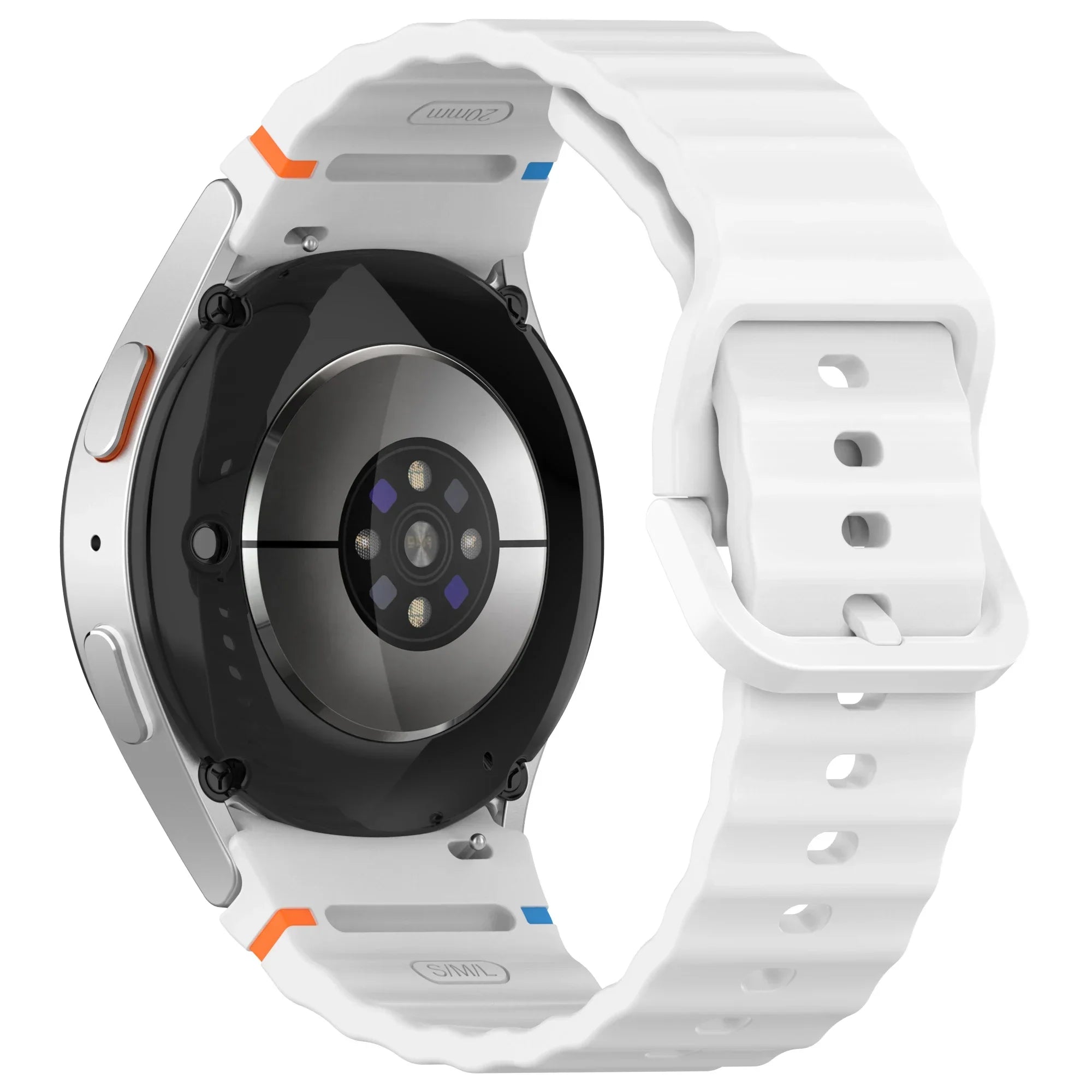 1:1 Official Silicone Strap For Samsung Galaxy Watch 7/FE/6/5/4 44mm40mm 5 Pro Bracelet Watch 6/4 Classic 47/43mm 46/42mm Correa