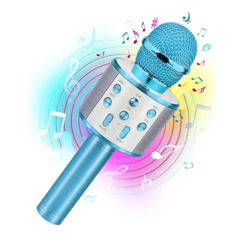 Kids Karaoke Microphone,  Kids Birthday Party Gift Toy for All Ages 2, 3, 4, 5, 6+ Year Old Girls, Boys & Toddlers