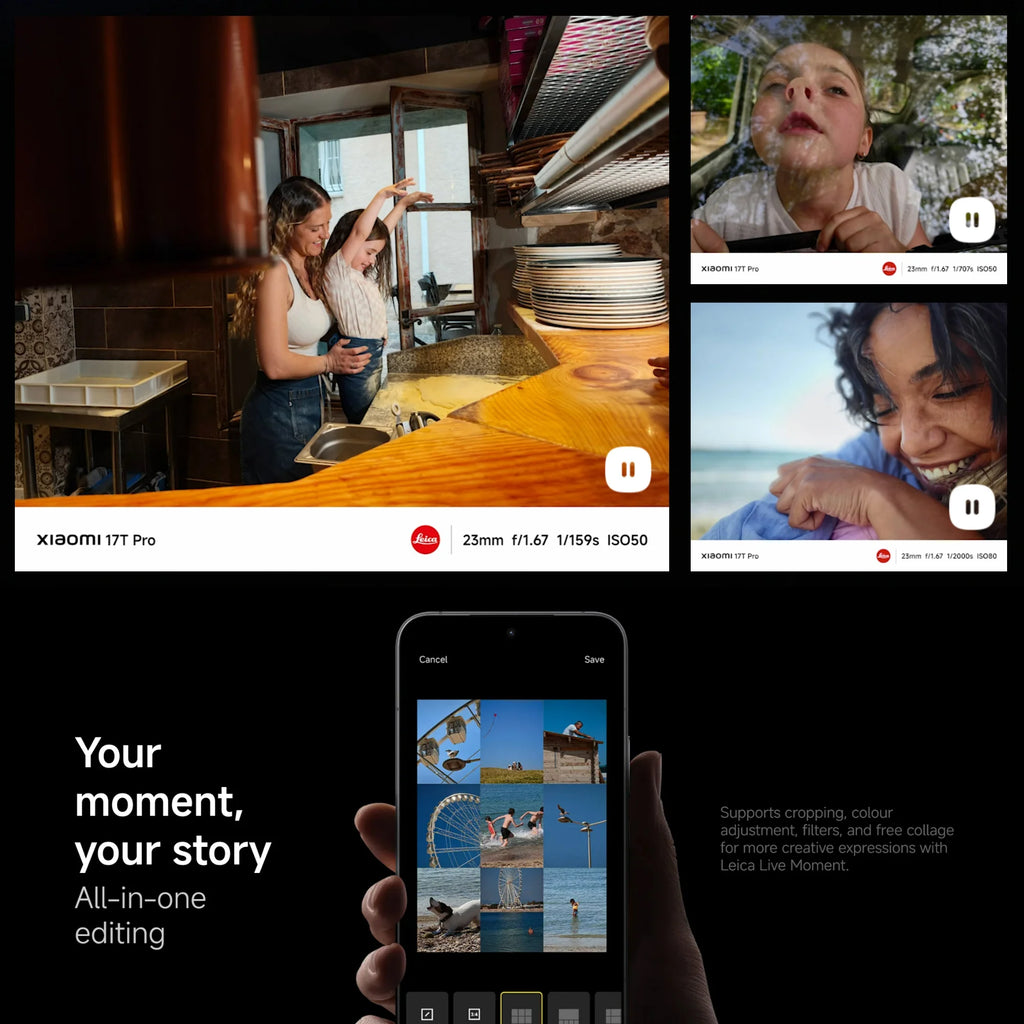 Xiaomi 17T Pro 5G, 12+256GB Global Version, 6.83" 144Hz 1.5K AMOLED Display 50MP MediaTek Dimensity 9500 7000mAh 100W Wired 50W Wireless Dual eSIM NFC