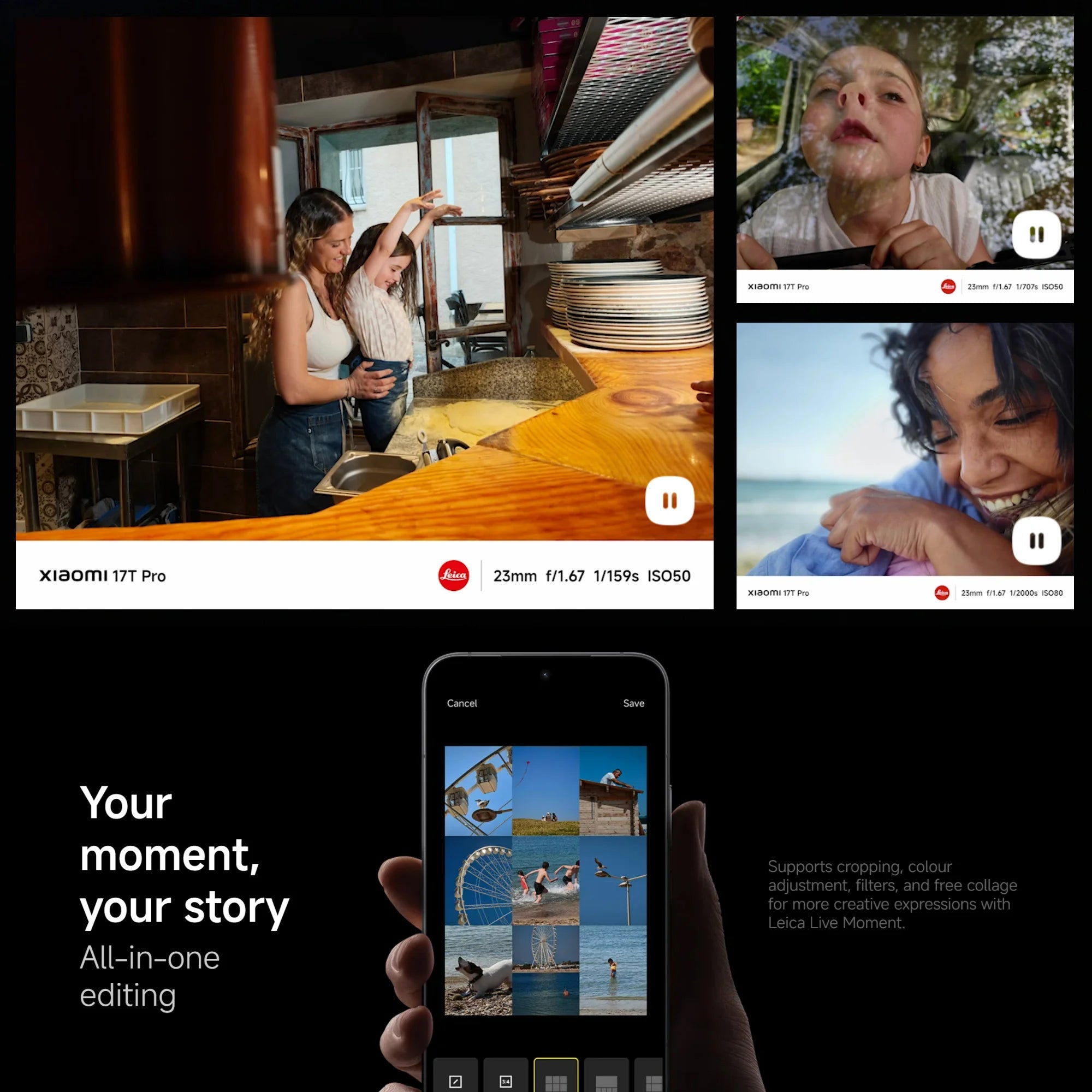 Xiaomi 17T Pro 5G, 12+256GB Global Version, 6.83" 144Hz 1.5K AMOLED Display 50MP MediaTek Dimensity 9500 7000mAh 100W Wired 50W Wireless Dual eSIM NFC