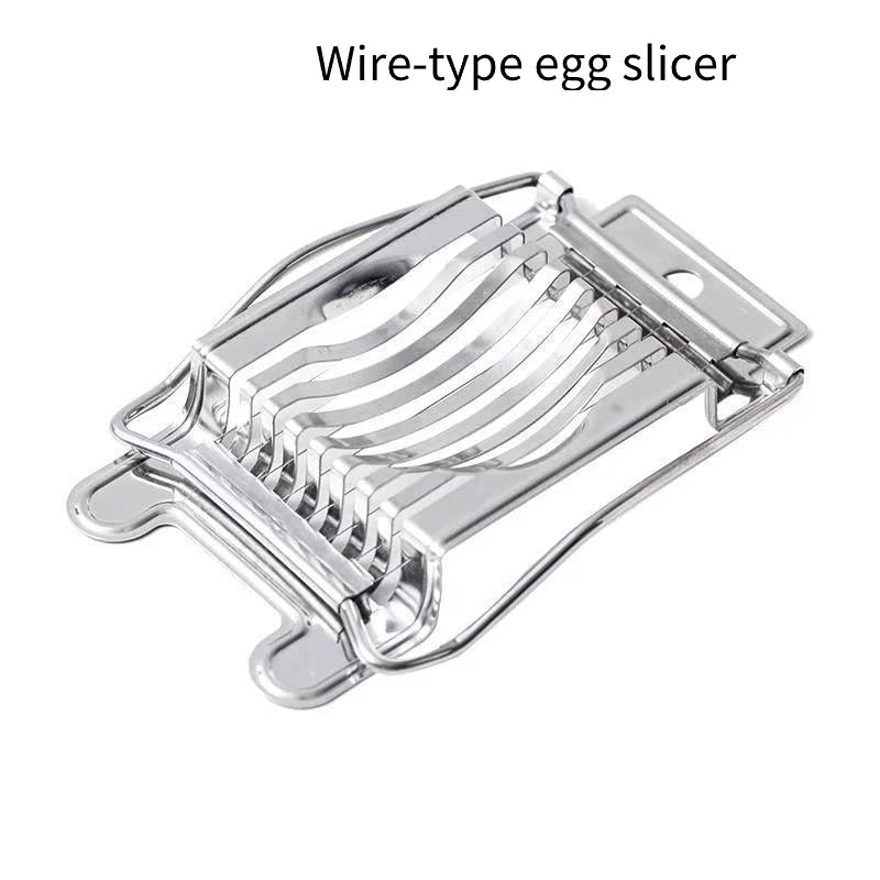 Egg Slicer Various Multi Functional Stainless Steel Egg Slicers Can Cut Soft Food for Practical Quick Household Kitchen Tools
