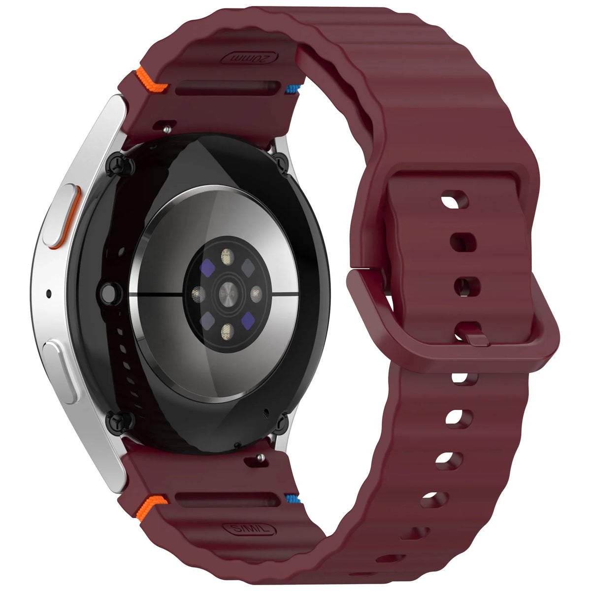 1:1 Official Silicone Strap For Samsung Galaxy Watch 7/FE/6/5/4 44mm40mm 5 Pro Bracelet Watch 6/4 Classic 47/43mm 46/42mm Correa