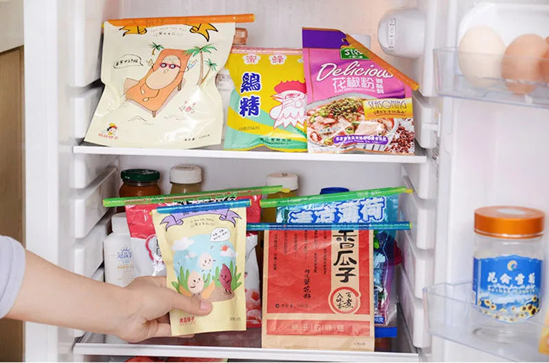 Bag Clip Food Snack Bag Sealing Clip Sealing Stick Food Preservation Sealer Reusable Kitchen Storage Organizer