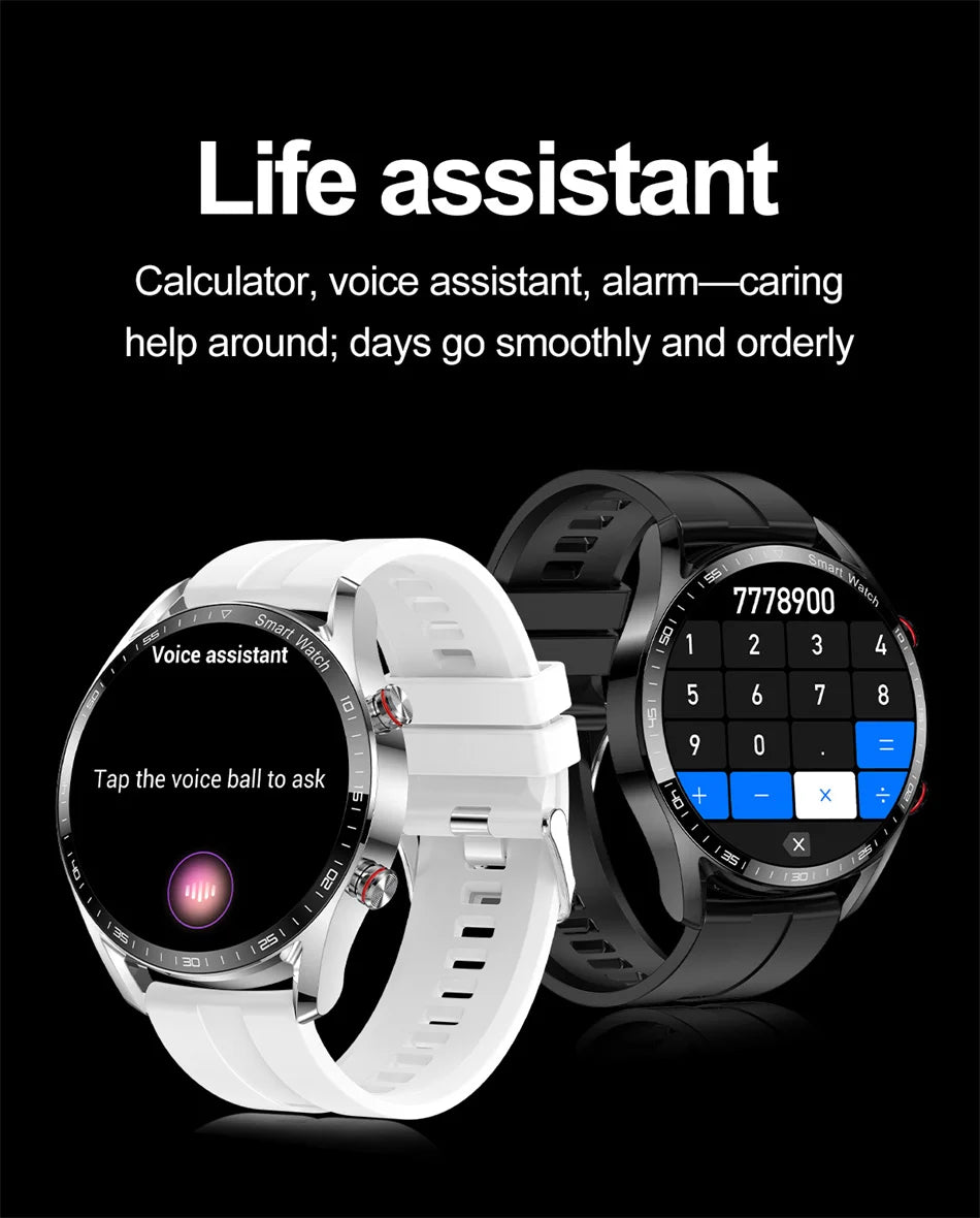 ECG+PPG Bluetooth Call Smart Watch Men Laser Health Blood Pressure Fitnes Sports Watches Man Sports Waterproof Smartwatch+Box