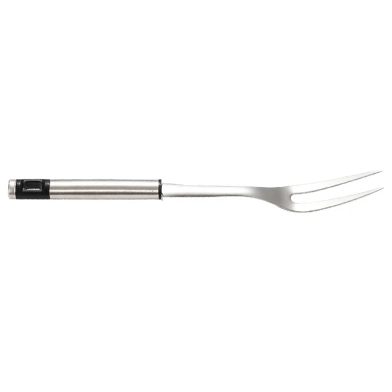 1pc U Shape Stainless Steel Meat Fork BBQ Fork Outdoor Roasting Fork Large Serving Fork Grill Skewers Roasting Sticks Barbecue