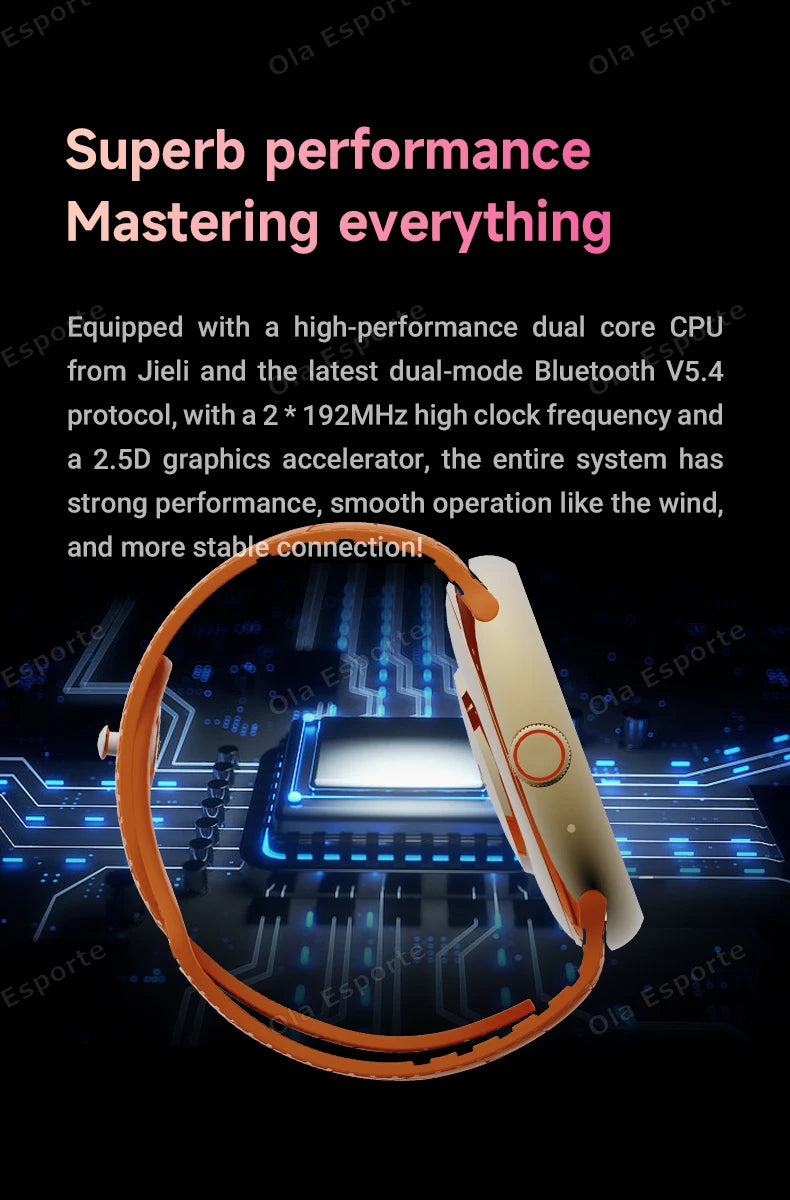 7 in 1 Strap Smart Watch Sports Watch Men Women AMOLED Screen GPS Bluetooth Calls Waterproof SmartWatch for Android IOS 2025 New