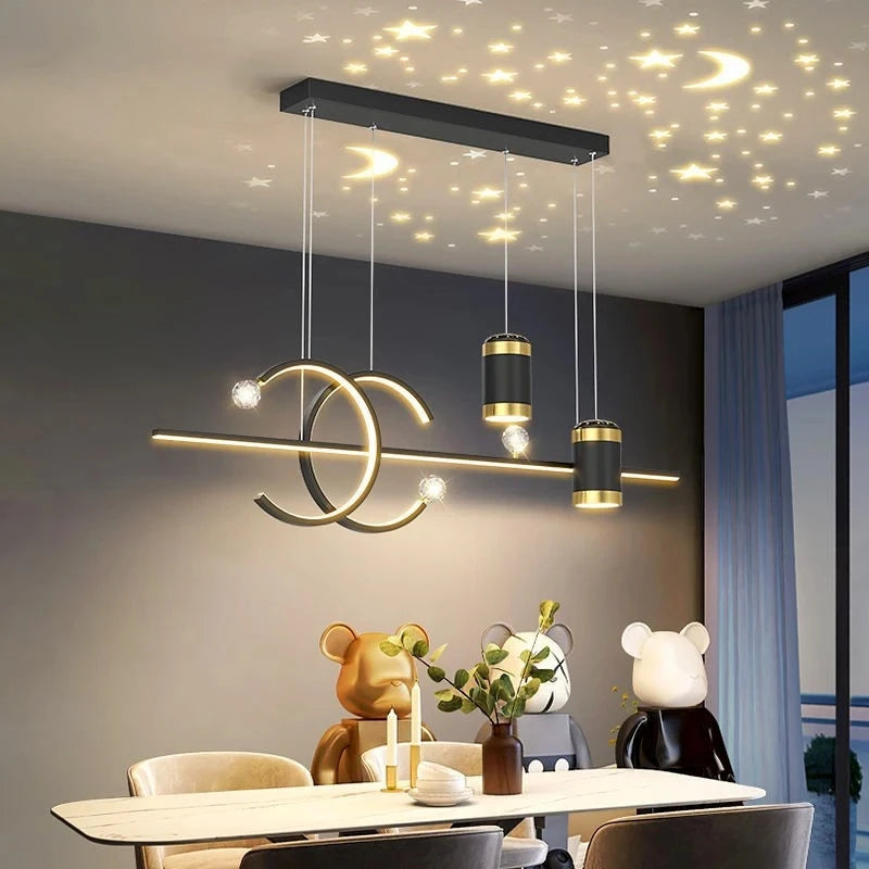 LED Nordic restaurant pendant light dining table light modern minimalist bar coffee shop pendant light home indoor lighting