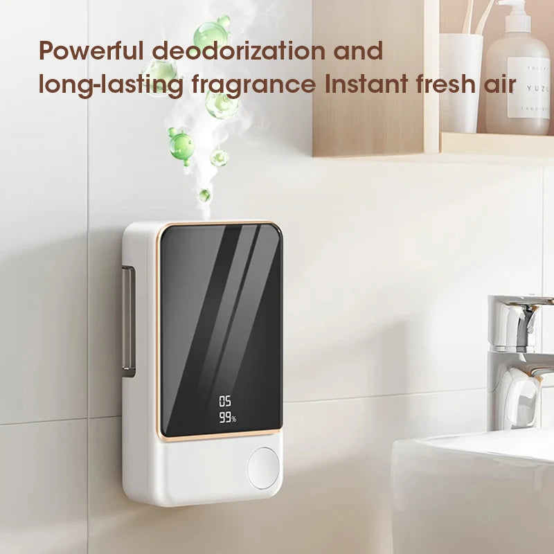 Automatic Aromatherapy Diffuser Air Freshener Fragrance Essential Oil Dispenser Humidifier For Toilet Bathroom