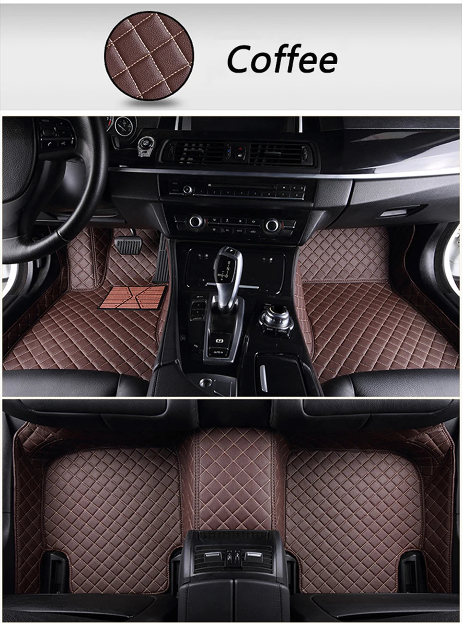YOGOOGE Custom Car Floor Mats For Fiat Freemont Auto Carpets Foot Coche Accessorie