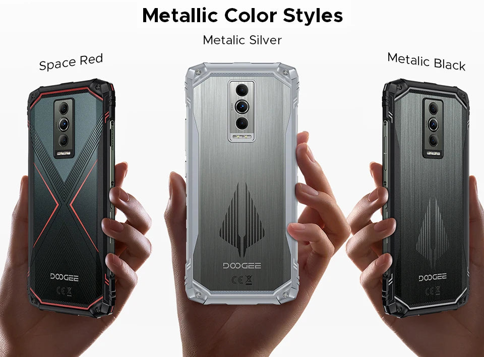DOOGEE Blade10 Pro Energy Rugged Phone 32GB 256GB 6.56” HD+ Screen 6150mAh Large Battery 50MP AI Camera Android 15 NFC