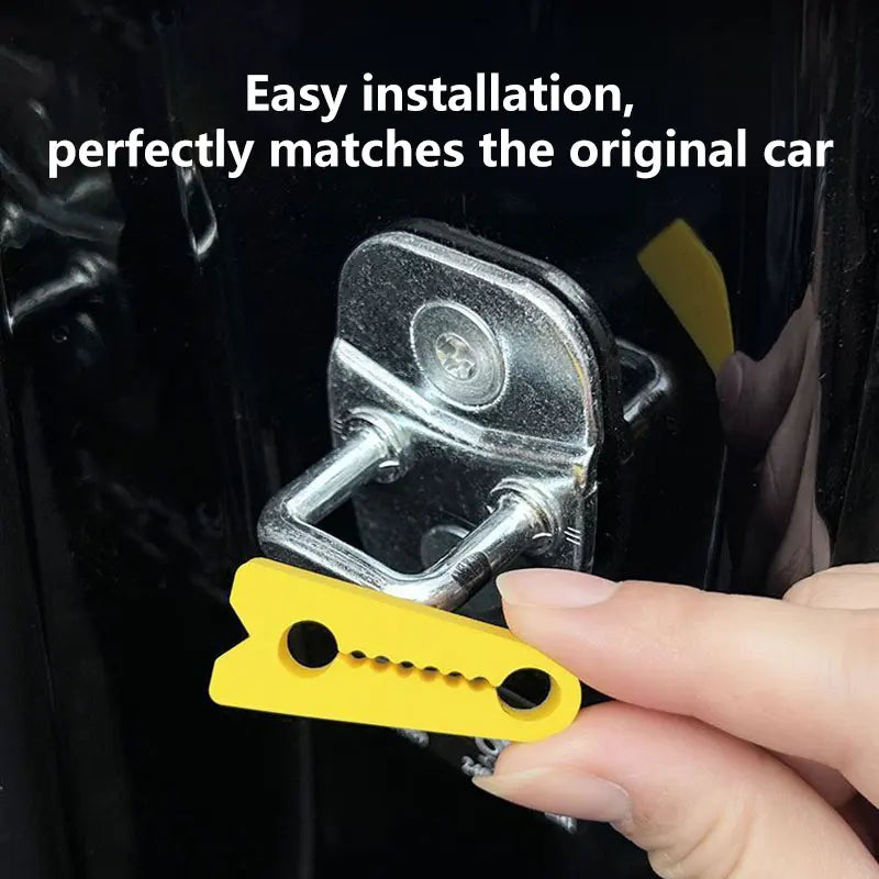 1/4pcs Car Door Shock Absorber Universal Car Door Buckle Soundproof Deadener Damper Cushion Anti-Vibration Buffer Pad 2026 New