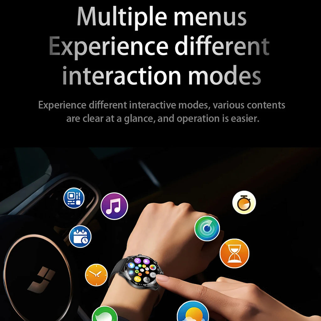 2026 New Sports Smartwatch for Man Bluetooth Call Camera Control Music Player AI Voice Fitness Tracker Watches for Woman Gifts