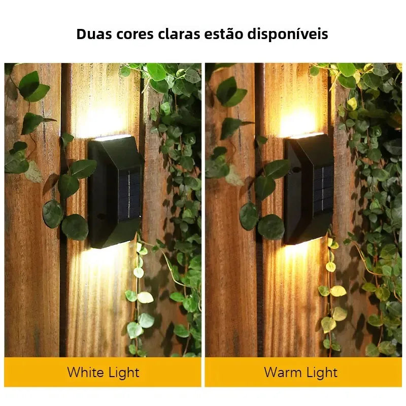 2PCS,Solar LED Lights, Outdoor Lights, Smart Light Sensors and Automatic Switches, Ideal for Courtyards and Hallways