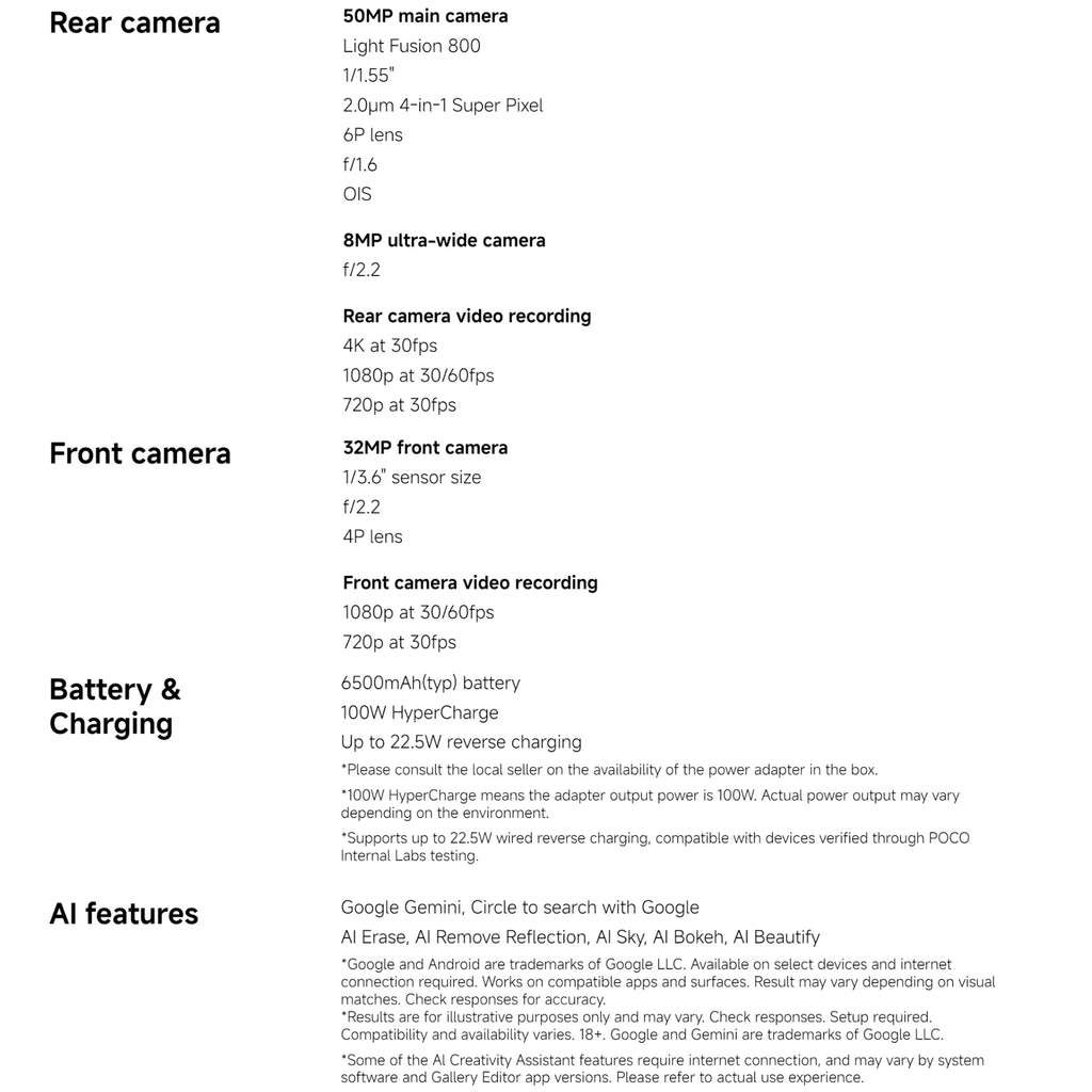 POCO M8 Pro 5G 12+512GB Global Version Snapdragon® 7s Gen 4 6.83" CrystalRes 1.5K 120Hz AMOLED display 50MP Camera 6500mAh 100W