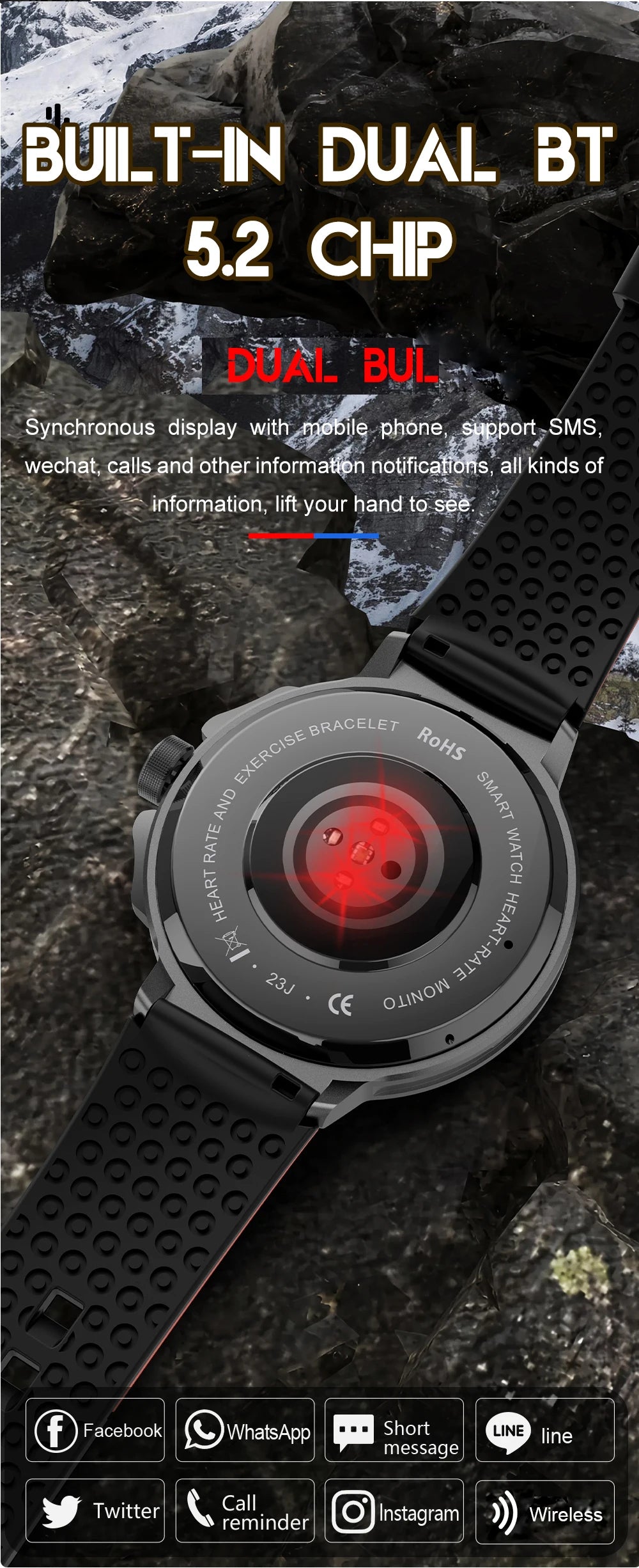 LIGE New Smart Watch Men 2024 NFC Smartwatches Message Remind Waterproof Fitness Sport Watch Bluetooth Call Music Men Smartwatch