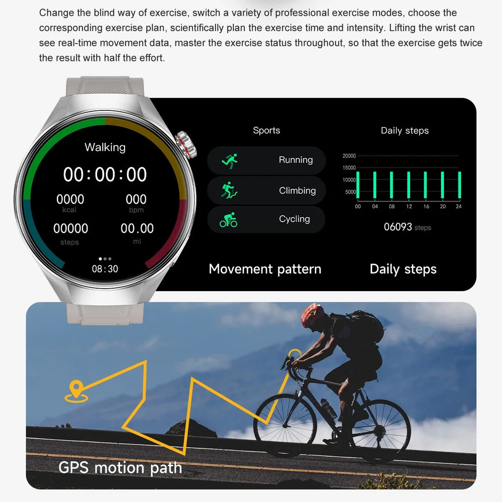 New Upgraded Original Watch G5 PLUS Smart Watch Men GPS Trajectory Compass Bluetooth Call IP68 Waterproof Outdoor Sport Watches