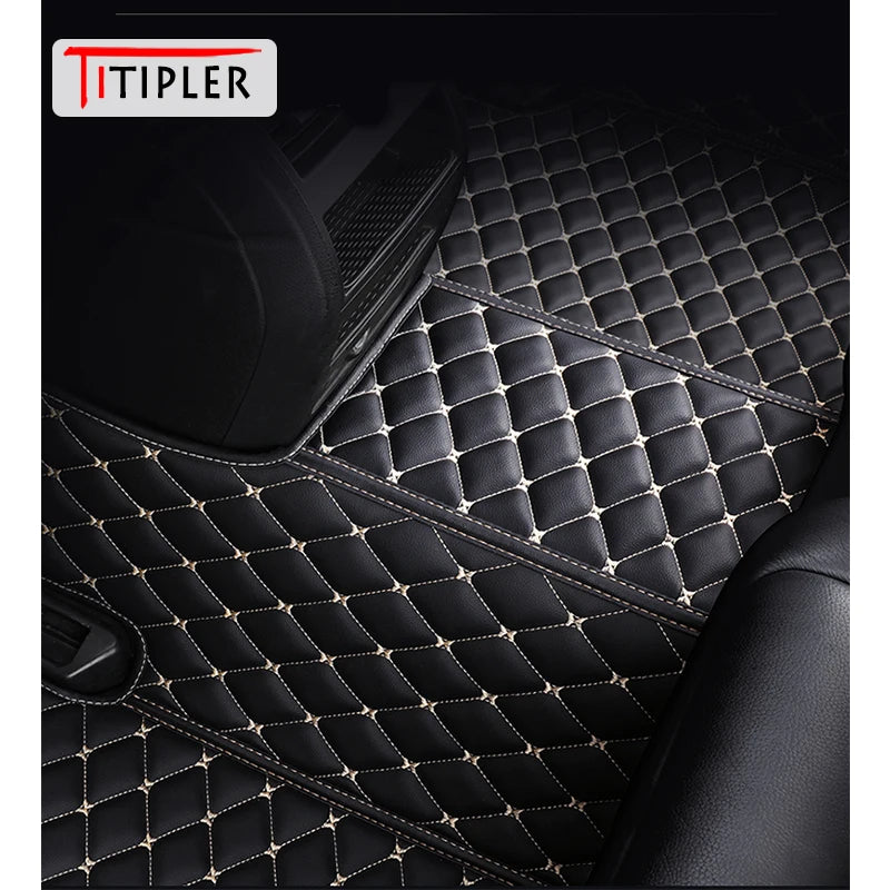 TITIPLER Custom Car Floor Mats For VW UP UP! Auto Carpets Foot Coche Accessorie