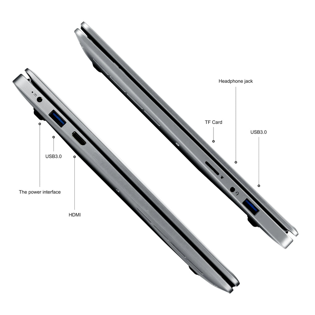 14 Inch Business Laptop Intel N4500 8GB DDR4 128GB SSD Windows 11 Slim Lightweight Durable Office Notebook