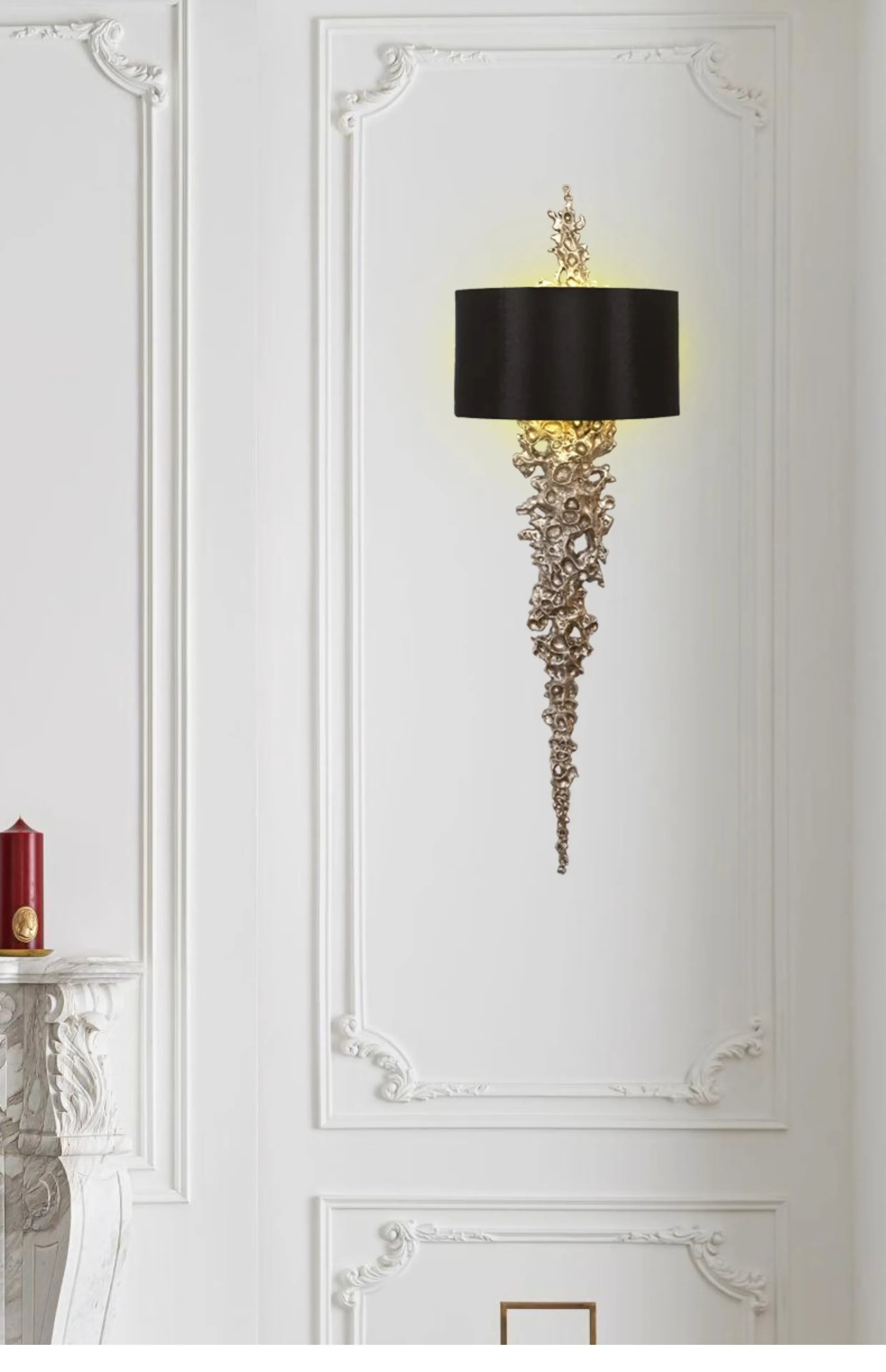 Later, All Copper Living Room Wall Lamps Model Rooms Corridors Lobbies Clubs Artistic Wall Lamps Simple Decorative Wall Light