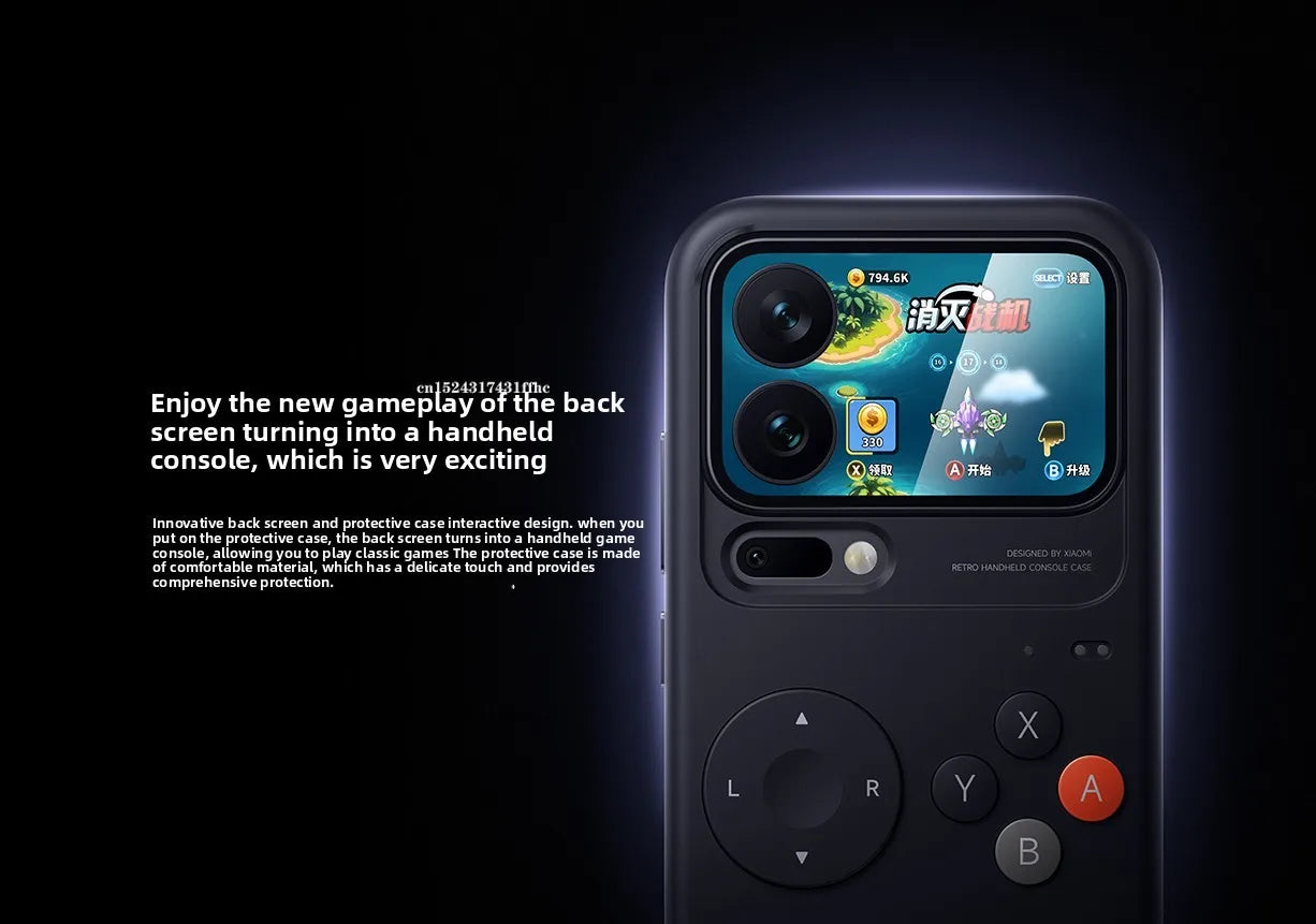 original official Xiaomi 17 / 17pro Xiaomi 17 Pro Max The retro handheld console case （ It's just a phone case）