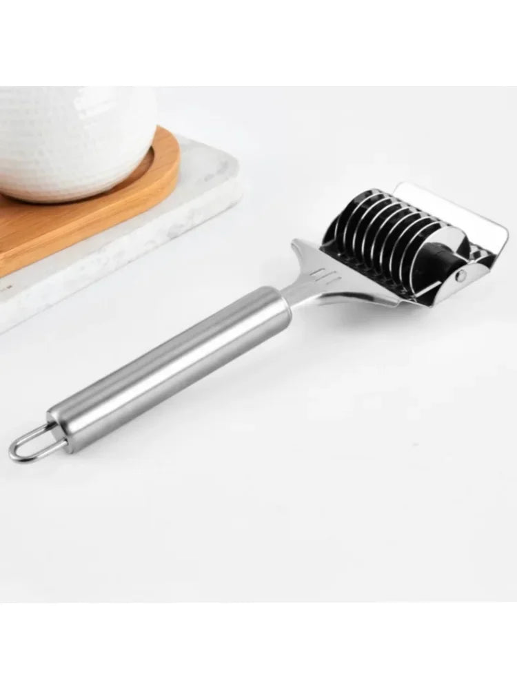 1Pcs Stainless Steel Manual Spaghett Cutter Pasta Machine Dough Noodles Maker Ginger Garlic Roll Crusher Kitchen Cooking Gadgets