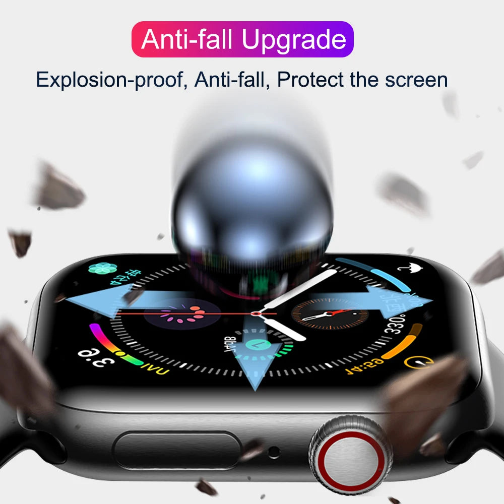 5PCS Screen Protector for Apple Watch Ultra 3 2 49MM 40MM 41MM 42MM 44MM 45MM 38MM Soft Film for iWatch Series 11 10 9 8 7 6 SE