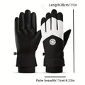 Autumn and winter women's gloves touch screen windproof and warm riding snow play men's and women's warm gloves