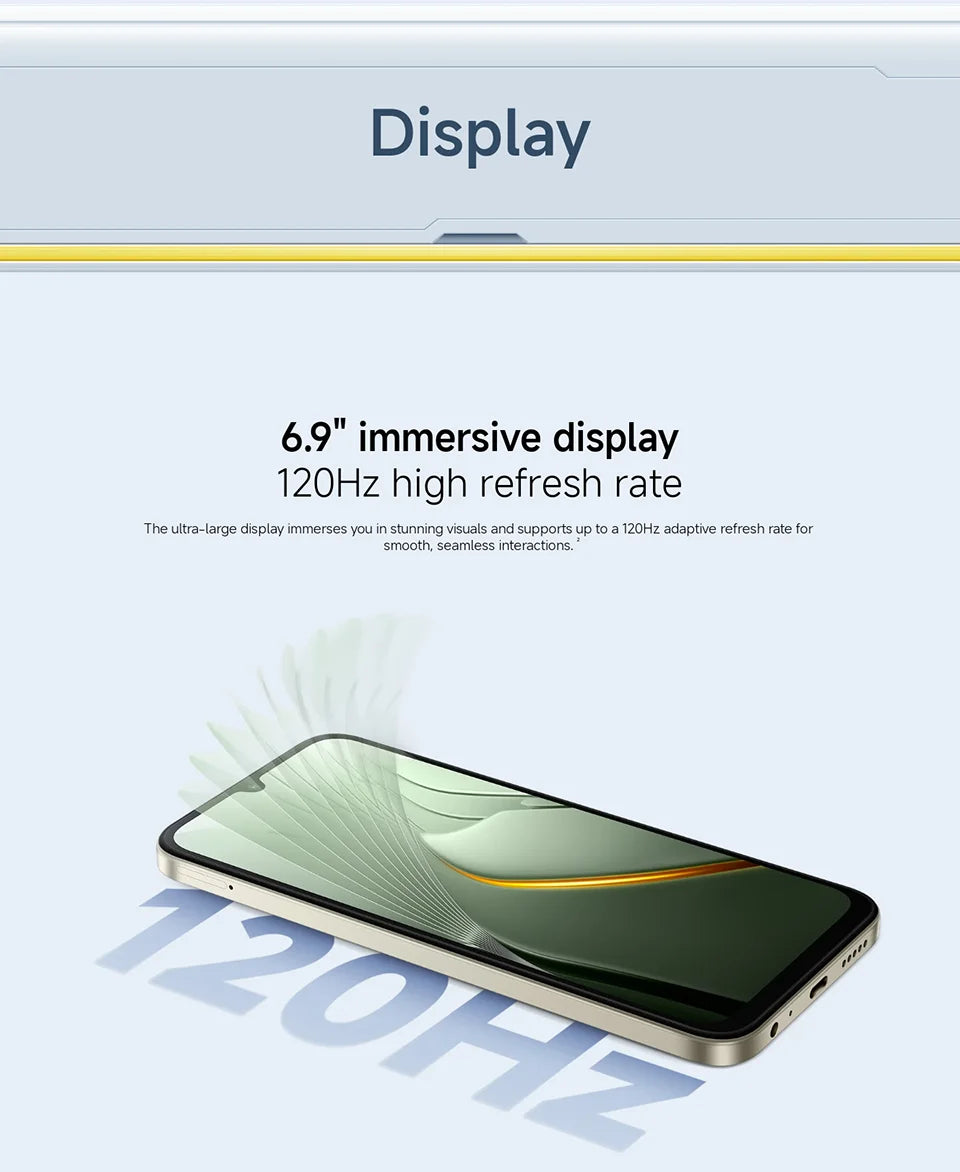 Smartphone POCO C81 Pro Global Version 6.9 inch 120Hz Display 6000mAh Battery UNISOC T7250 Octa core HyperOS 3 2026 Mobile Phone