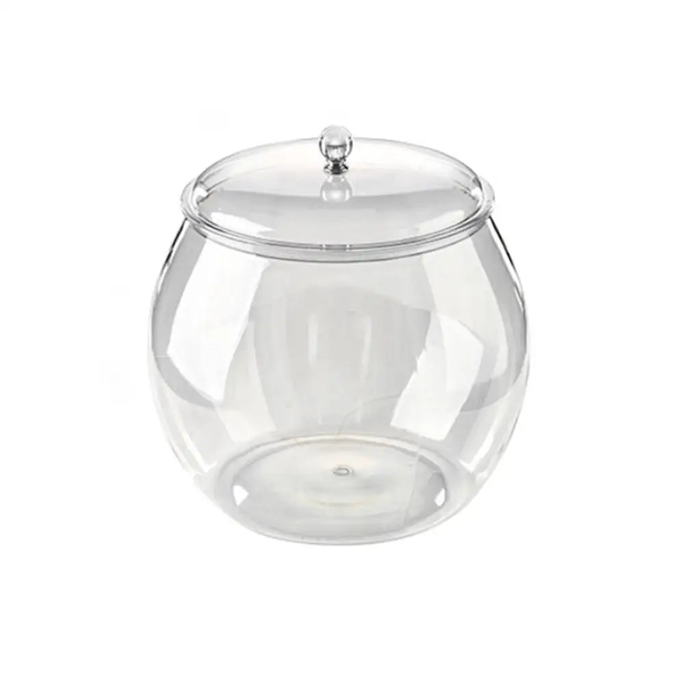 1pc Flour Grains Candy & Cookie Jar Hard and Smooth Plastic Pot with Lids Clear Airtight Food Storage Canister