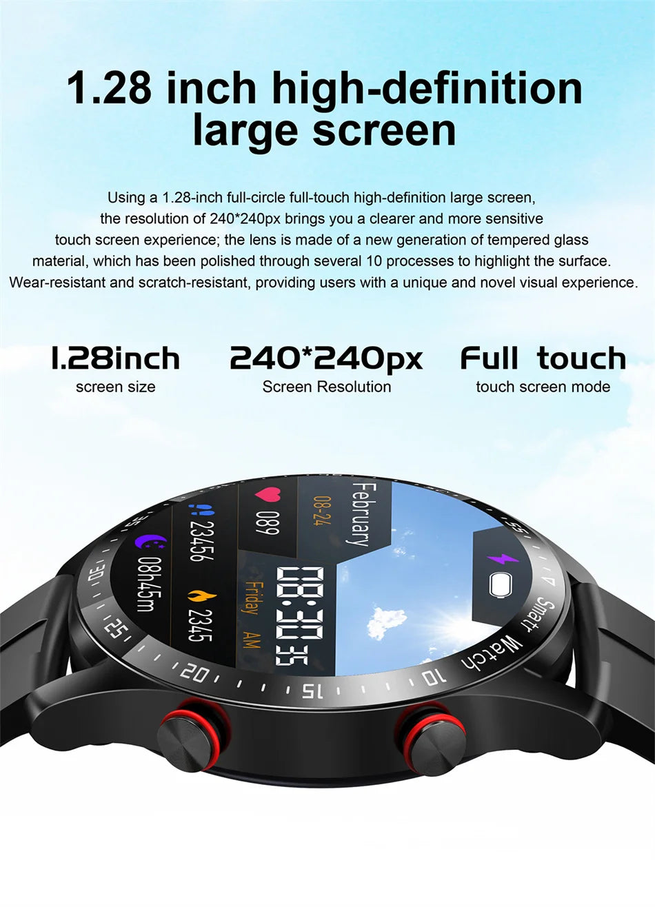 Sports Smart Watch Men Women HD Screen ECG+PPG Bluetooth Call GPS Tracker Heart Rate Monitor IP68 Waterproof SmartWatch 2026 New