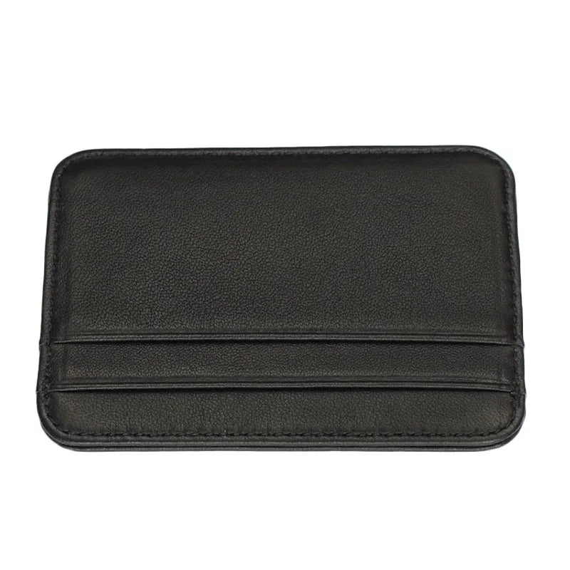 Real Leather Credit Card Holder Luxury Card Wallet Business Cardholder Slim Thin Small Wallet Sheepskin Card Bag for Men Women