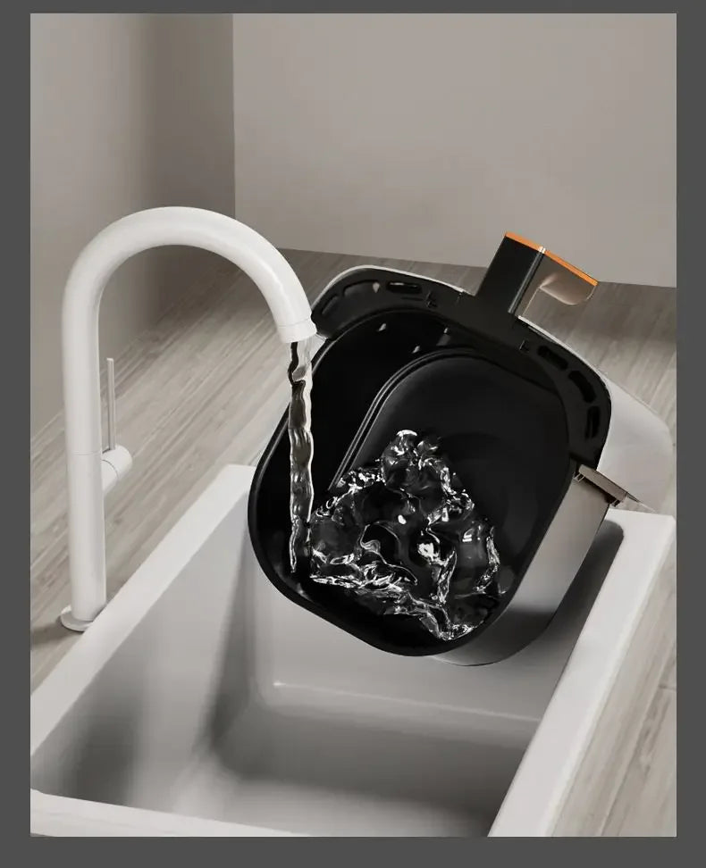 Household Air Fryer - New Visual, Large-capacity, Smart Reservation, Multi-functional Electric Fryer & Integrated Electric Oven.