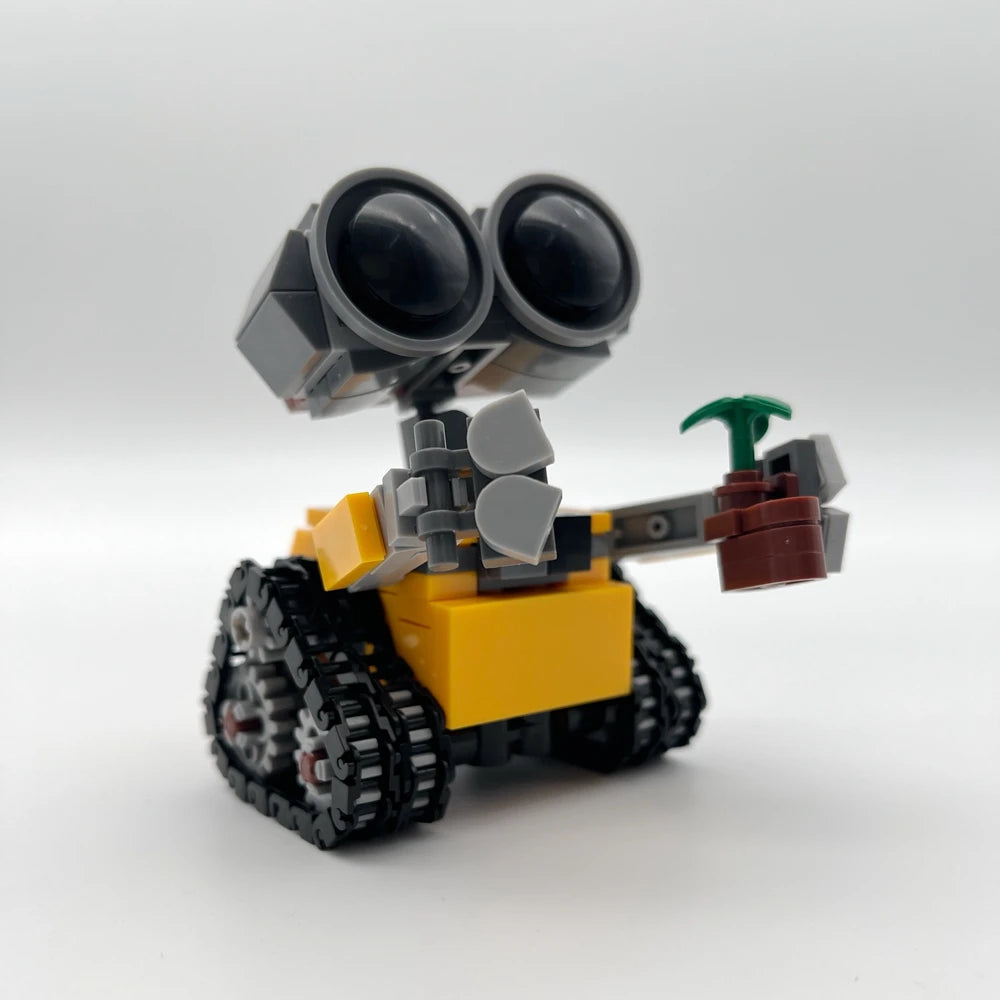Classic Movie 200+pcs Mini Robot Wall-e MOC Building Blocks Model DIY Bricks Kits Creative Toys for Kids Children Adult Gifts