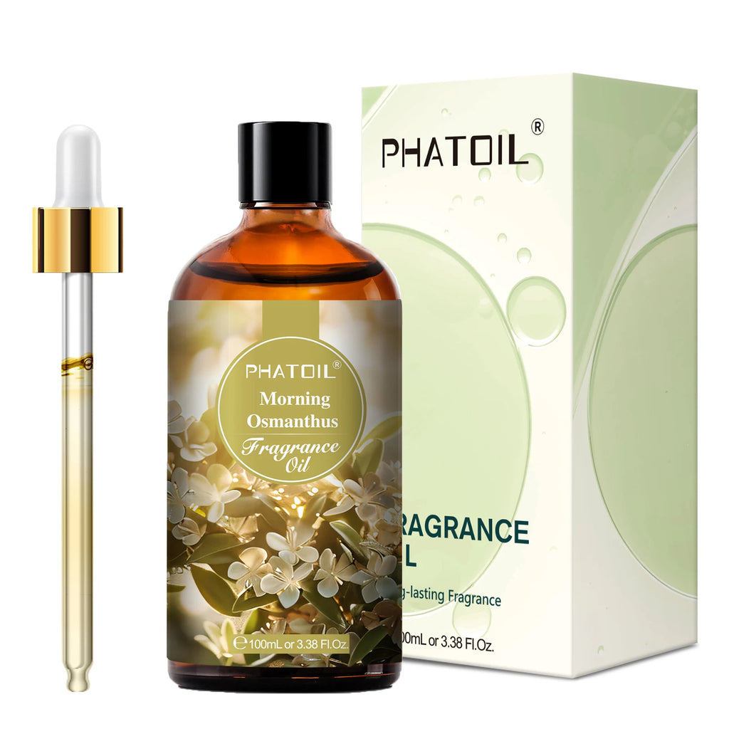 PHATOIL 1PCS 100ml Fragrance Oil For Diffuser Aromatherapy Fruit Carnival Coconut & Vanilla Almond Vanilla Strawberry Aroma Oils