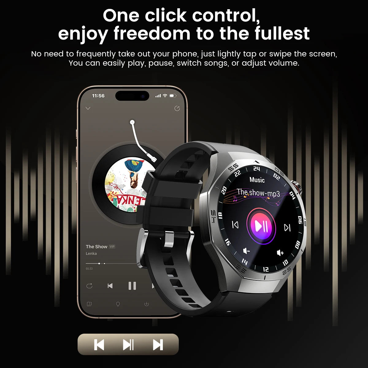 Smart Watch 5 Pro GPS NFC Smartwatch Men 360*360 AMOLED Screen Heart Rate Monitor Bluetooth Call IP67 Waterproof Men Smartwatch