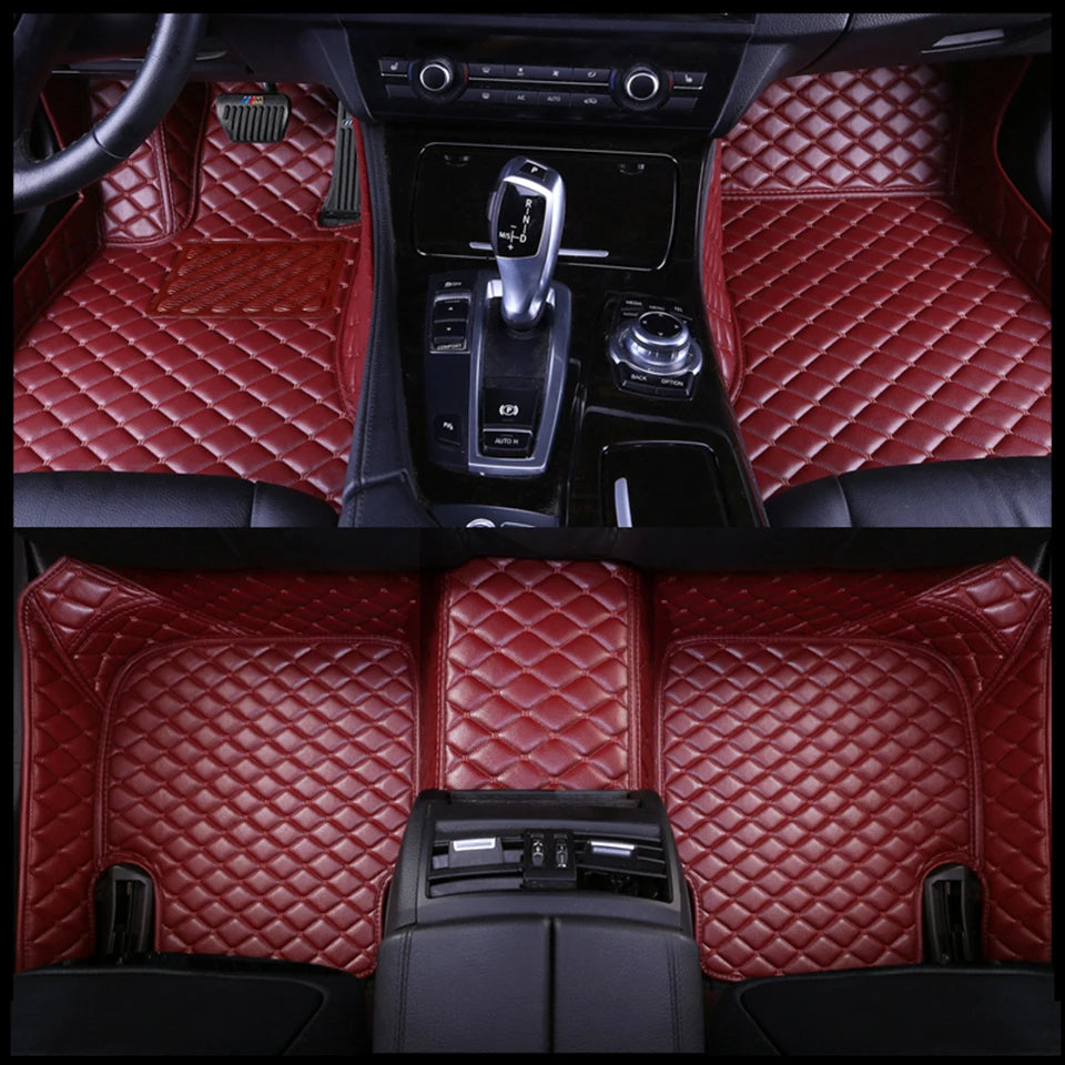 DOODRYER Custom Car Floor Mats For KIA Carens Rondo Auto Carpets Foot Coche Accessorie