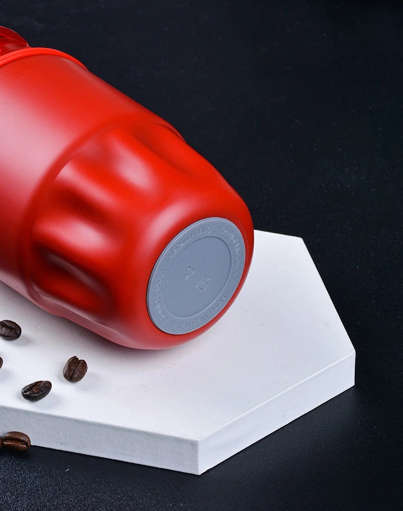 260ML 450ML SUS316 Thermal Coffee Mug Leakproof Portable Travel Tumbler with Lid Stainless Steel Cup for Car Work Hot Cold Drink