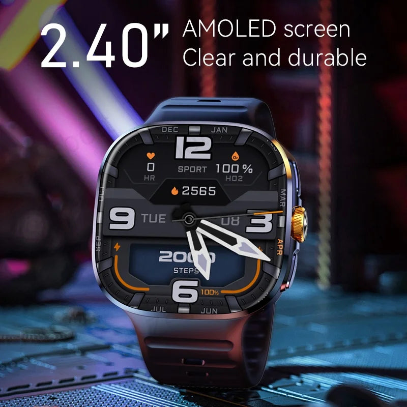 M99 4G 5G Cellular Version Smartwatch 2.4inch Amoled Larger Screen Android 10 Smart Watch With Rotary Camera Sim Card Slot WIFI