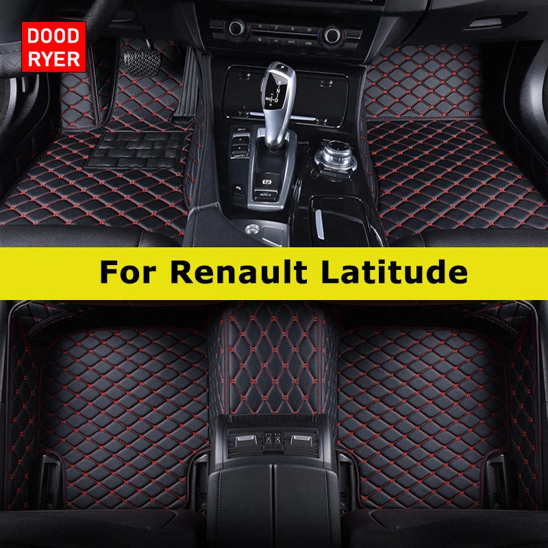 DOODRYER Custom Car Floor Mats For Renault Latitude Auto Carpets Foot Coche Accessorie