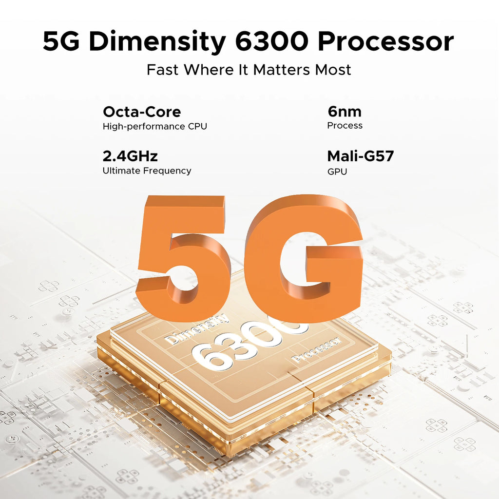 DOOGEE Fire 7 5G Rugged Phone Android 15 Gemini AI 13000mAh Battery 6.6'' Screen Dimensity 6300 64MP Camera  Smartphone NFC