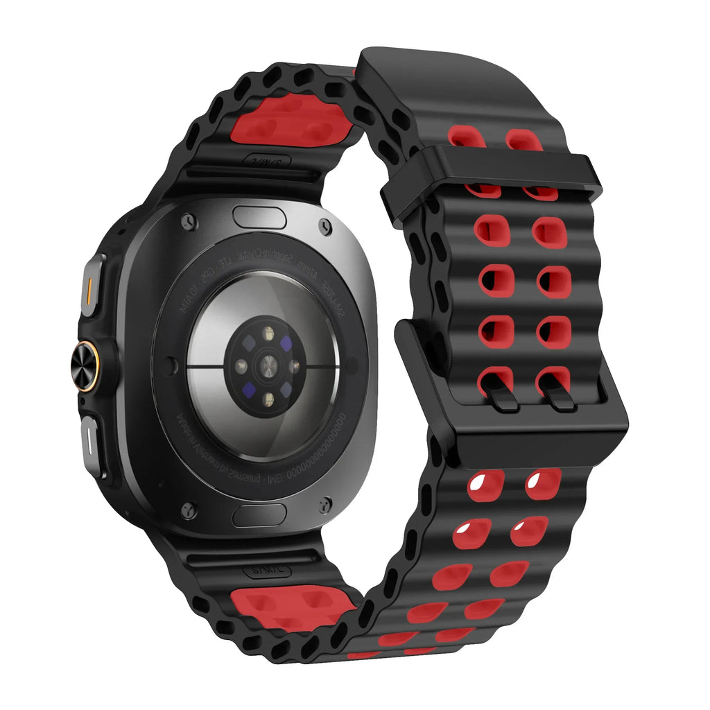 Ocean Silicone Strap for Samsung Galaxy Watch Ultra 47mm Sports Breathable Bracelet Wristband For Galaxy Watch Ultra 47mm Correa