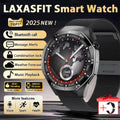 LAXASFIT 2025 New Smart Watch Men's 1.52 HD Screen Bluetooth Talk Heart Rate Monitor Men Women NFC Outdoor Sports Smart Watch