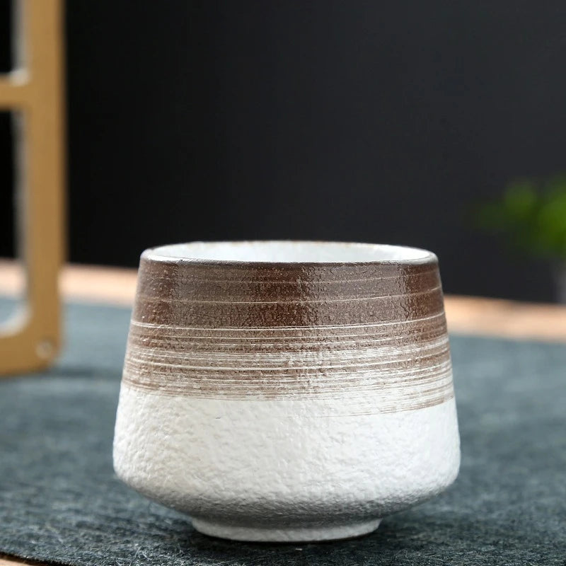 Laysda Vintage Coffee Mug 200ml ceramics Tea cup Japanese-style cafes Drinkware Stoneware Espresso for Restaurants Hotels